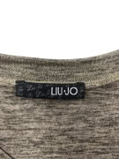 Liu Jo T-Shirt Melange Logo Χακί Γυναικείο M-L