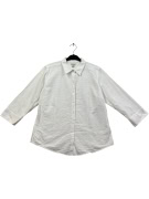 L.L. BEAN SEERSUCKER SHIRT WHITE WOMEN'S M