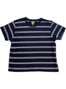 L.L. BEAN T-SHIRT A RIGHE STILE VINTAGE BLU/BIANCO UNISEX S usata