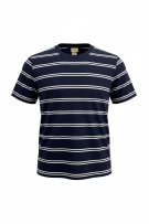 L.L. BEAN T-SHIRT A RIGHE STILE VINTAGE BLU/BIANCO UNISEX S usata
