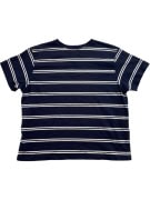 L.L. BEAN T-SHIRT A RIGHE STILE VINTAGE BLU/BIANCO UNISEX S usata