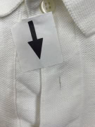L.L.Bean Polo a maniche lunghe bianco unisex L