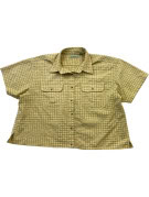 L.L.BEAN SHIRT MINIMAL YELLOW WOMEN PRE OWNED L