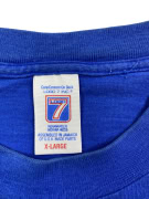 Logo 7 T-Shirt vintage con stampa Los Angeles Rams blu da uomo XL