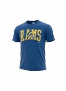 Logo 7 T-Shirt vintage con stampa Los Angeles Rams blu da uomo XL