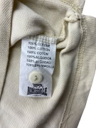 LONSDALE ΜΠΛΟΥΖΑ POLO ΜΑΚΡΥΜΑΝΙΚΗ VINTAGE LOGO BEIGE ΑΝΔΡΙΚΗ XXL