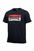 LONSDALE T-SHIRT ΜΑΥΡΟ UNISEX L