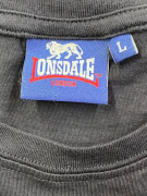 LONSDALE T-SHIRT ΜΑΥΡΟ UNISEX L