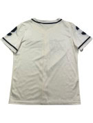 LOS ANGELES GRAPHIC BASEBALL JERSEY CREAM MEN PRE OWNED S
