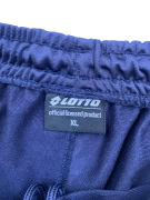 LOTTO PANTALONI DA TUTA TRAINING CON LOGO A RIGA LATERALE BLU NAVY DA UOMO XL