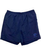 LOTTO ATHLETIC SHORTS VINTAGE STYLE LOGO NAVY BLUE MEN L