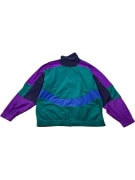 Lotto Vintage Tracksuit Set with Int'l Team Logo Green-Purple Unisex XL