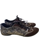 LOUIS VUITTON SNEAKERS MONOGRAM LOGO ΚΑΦΕ UNISEX 36