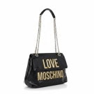 LOVE MOSCHINO ΤΣΑΝΤΑ ΩΜΟΥ SPELL OUT ΜΑΥΡΗ ΓΥΝΑΙΚΕΙΑ PRE OWNED
