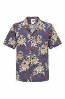 LUCKY BRAND ΠΟΥΚΑΜΙΣΟ HAWAIIAN PRINT ΜΩΒ ΑΝΤΡΙΚΟ PRE OWNED XL