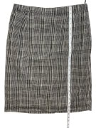 LUISA SPAGNOLI ΦΟΥΣΤΑ CHECK PATTERN ΑΣΠΡΟΜΑΥΡΗ ΓΥΝΑΙΚΕΙΑ M