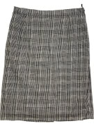 LUISA SPAGNOLI ΦΟΥΣΤΑ CHECK PATTERN ΑΣΠΡΟΜΑΥΡΗ ΓΥΝΑΙΚΕΙΑ M