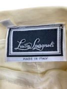 LUISA SPAGNOLI GONNA VINTAGE MADE IN ITALY CREMA DONNA L