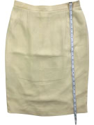 LUISA SPAGNOLI GONNA VINTAGE MADE IN ITALY CREMA DONNA L