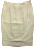 LUISA SPAGNOLI GONNA VINTAGE MADE IN ITALY CREMA DONNA L