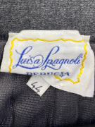 LUISA SPAGNOLI GONNA VINTAGE IN LANA GRIGIA DA DONNA L