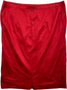 LUISA SPAGNOLI GONNA VINTAGE CON LOGO ROSSA DA DONNA XL