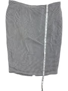 LUISA SPAGNOLI SKIRT VINTAGE STRIPED BLACK/WHITE WOMEN L
