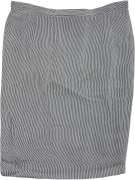 LUISA SPAGNOLI SKIRT VINTAGE STRIPED BLACK/WHITE WOMEN L