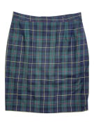 Luisa Spagnoli Plaid Wool Skirt Multicolor Women’s Size L