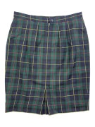Luisa Spagnoli Plaid Wool Skirt Multicolor Women’s Size L