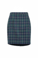 Luisa Spagnoli Plaid Wool Skirt Multicolor Women’s Size L