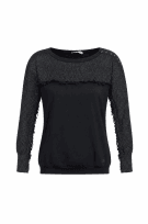 LIUJO MAGLIA LAME ANTRACITE DONNA PRE OWNED M