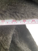 Machalie Vintage Faux Fur Coat Cape Logo Black Women’s One Size (XL Fit)