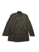 MADE IN ITALY Giacca vintage doppiopetto mélange grigio/marrone da uomo M/L