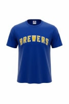 Majestic Brewers T-Shirt Big Logo Μπλε Unisex M
