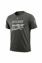 Majestic Chicago White Sox T-Shirt Big Logo Γκρι Unisex