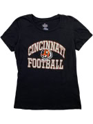 Majestic Cincinnati Bengals T-Shirt Μαύρο Γυναικείο S