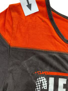 Majestic Cleveland Browns T-Shirt Nero-Arancione da Donna L