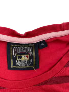 MAJESTIC COOPERSTOWN MLB NEW YORK YANKEES T-SHIRT CON STAMPA ALL-OVER ROSSO DA DONNA M