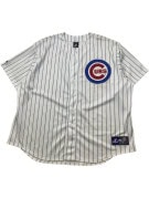 MAJESTIC GENUINE MERCHANDISE BASEBALL JERSEY VINTAGE WHITE MEN PRE OWNED 3XL