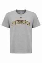 MAJESTIC T SHIRT GRAPHIC GREY MENS PRE OWNED M