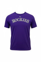 MAJESTIC ΓΡΑΦΙΚΟ T SHIRT SPORTSWEAR ΜΩΒ ΑΝΤΡΙΚΟ PRE OWNED S