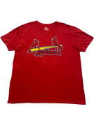 MAJESTIC GRAPHIC TEE SPORTSWEAR RED MEN PRE OWNED XL