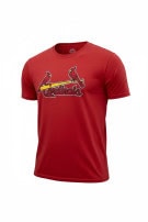 MAJESTIC GRAPHIC TEE SPORTSWEAR RED MEN PRE OWNED XL
