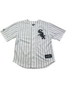MAJESTIC GRAPHIC BASEBALL JERSEY RIGATA BIANCO UOMO PRE OWNED
