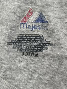MAJESTIC GRAPHIC TEE ATHLETIC GREY UNISEX PRE OWNED L