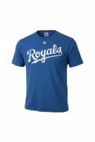 MAJESTIC GRAPHIC TEE SPORTSWEAR BLUE MEN PRE OWNED M
