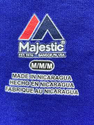 MAJESTIC GRAPHIC TEE SPORTY BLUE MEN PRE OWNED M
