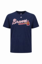 MAJESTIC GRAPHIC TEE SPORTY NAVY MEN PRE OWNED M