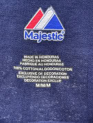 MAJESTIC GRAPHIC TEE SPORTY NAVY MEN PRE OWNED M